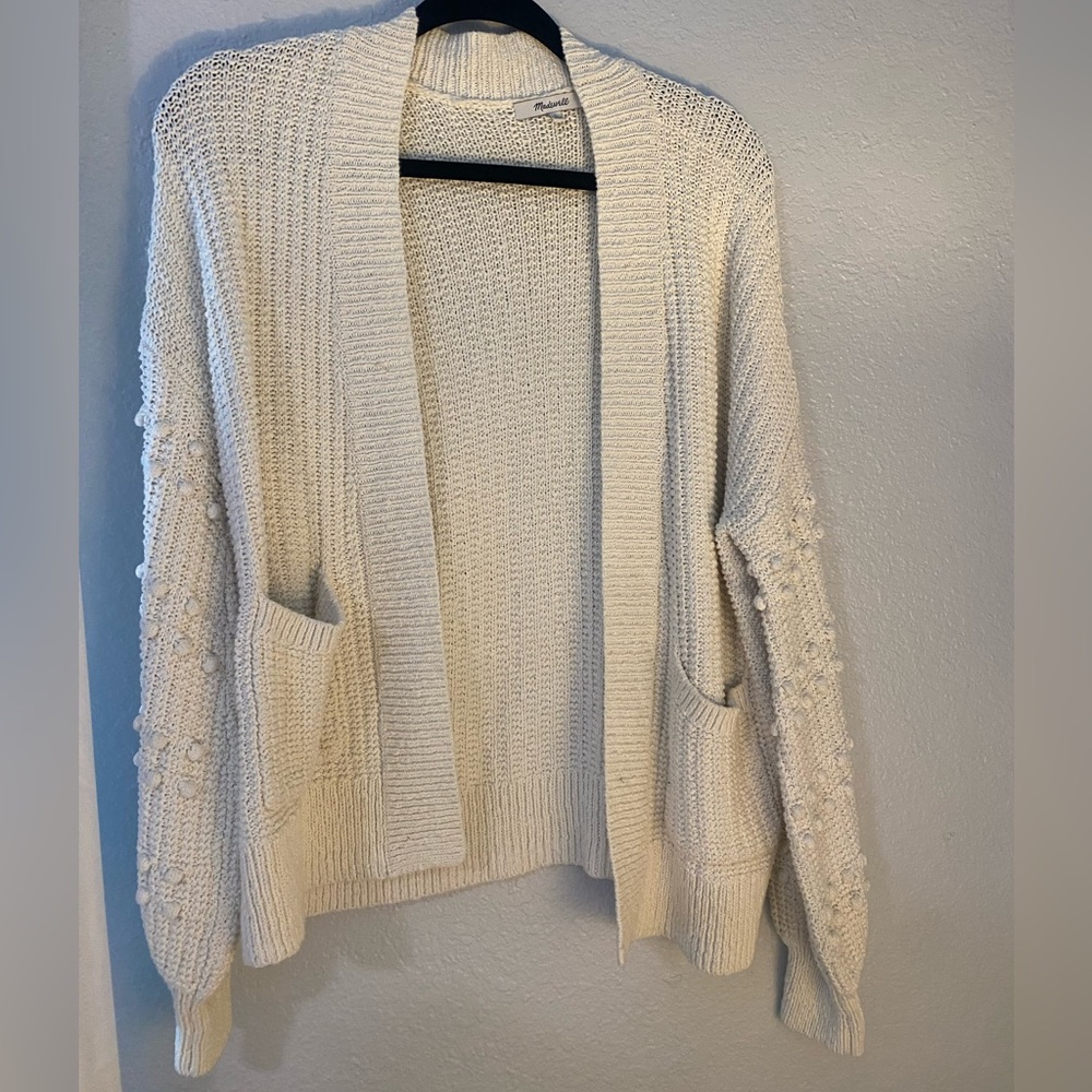 Madewelll Cream Knit Sweater